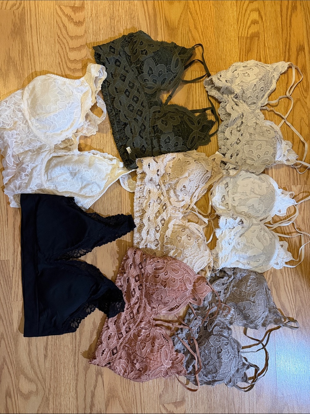 Lace Bralette Pack - Mixed Colors Women’s Intimates